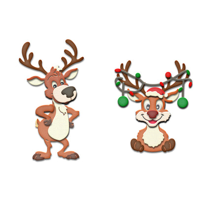 Christmas Reindeer Metal Cutting Dies