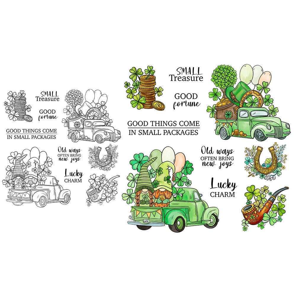 St. Patrick's Automobile Clear Stamps