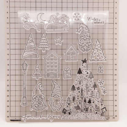 Christmas Gnome Clear Stamps