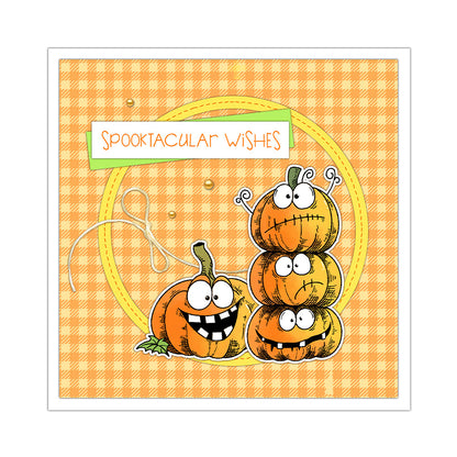 Halloween Pumpkin Dies & Stamps Set