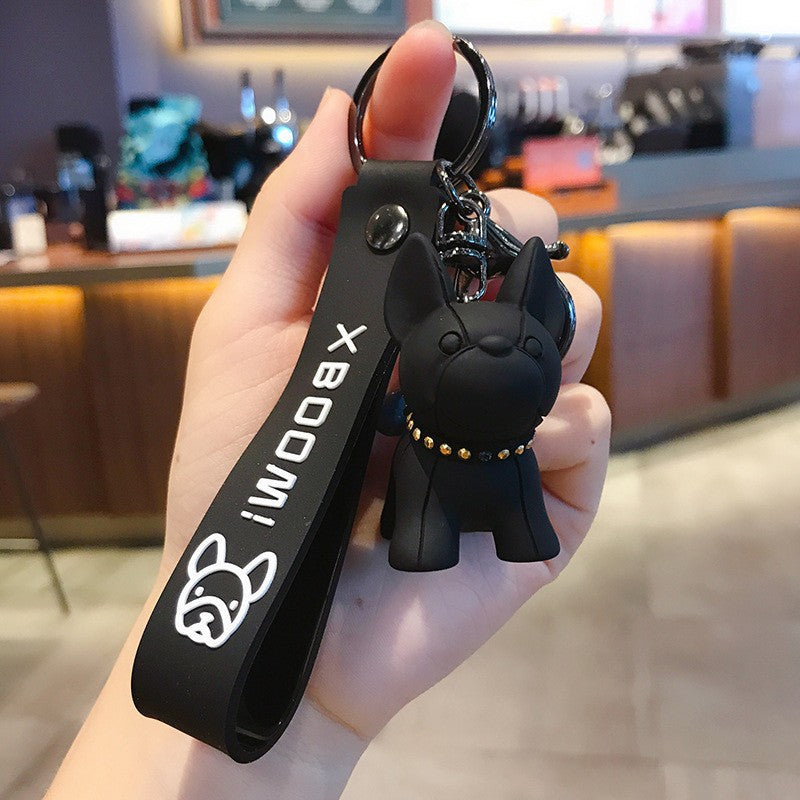 Trendy Bulldog Keychain