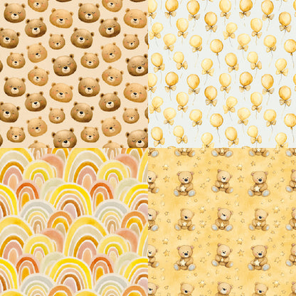 24PCS 6" Mellow Scrapbook Paper & Cardstock