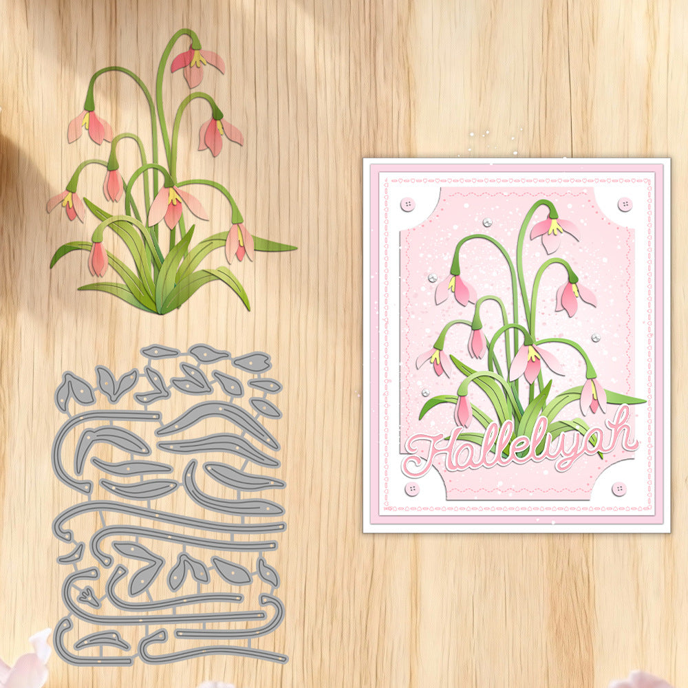 Beautiful Snowdrop Metal Cutting Dies