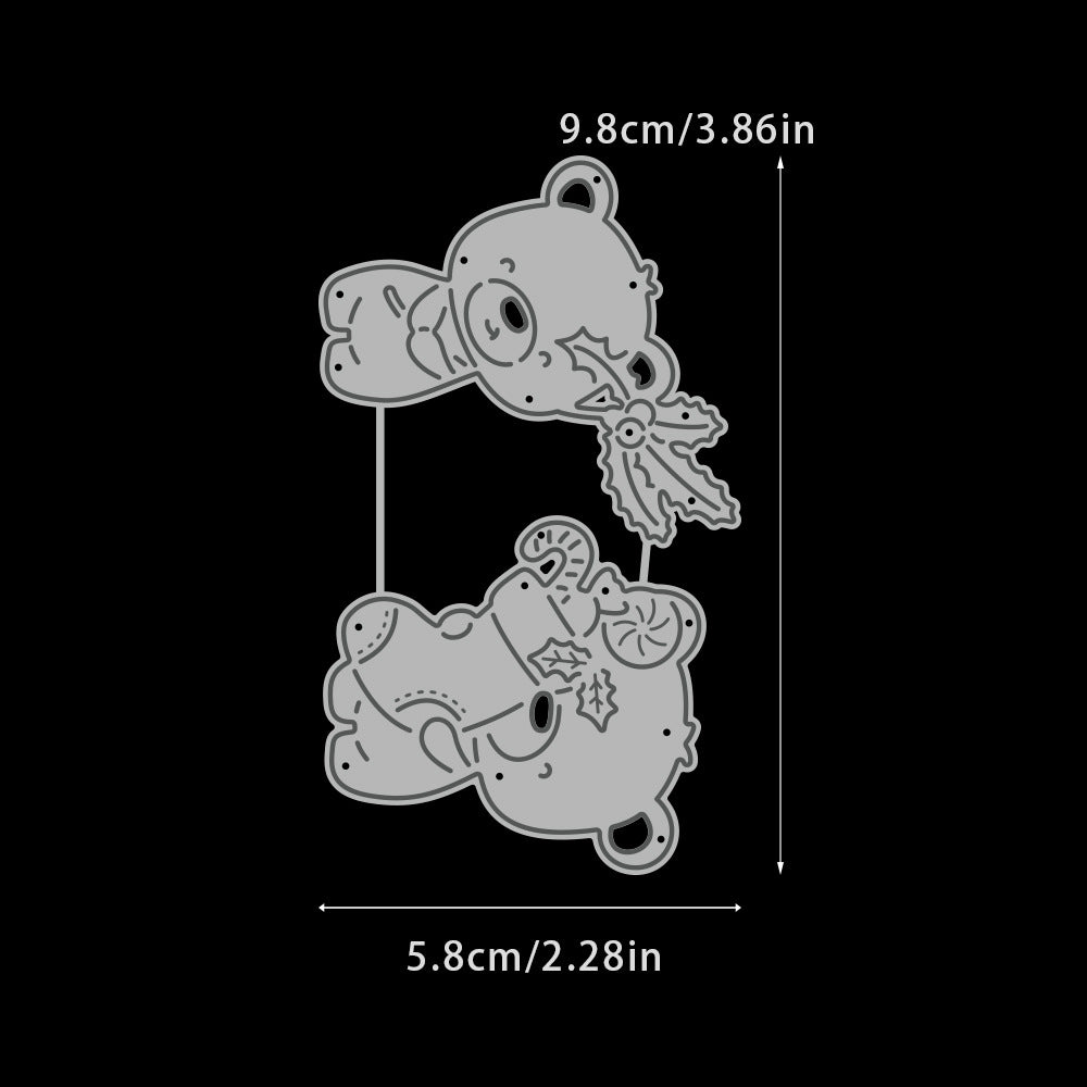Christmas Bear Metal Cutting Dies