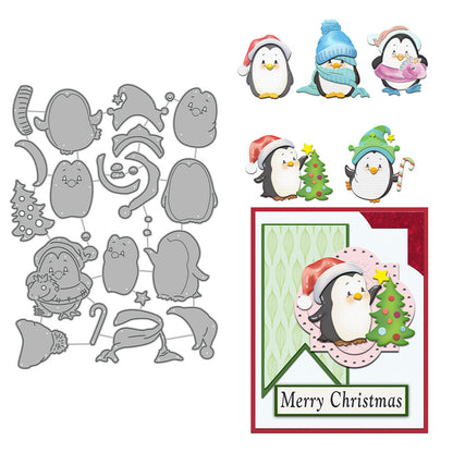 Christmas Penguin Metal Cutting Dies