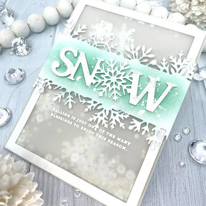 Snow Words Metal Cutting Dies