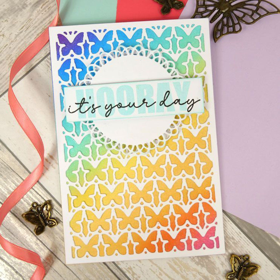 Butterflies Background Board Cutting Dies