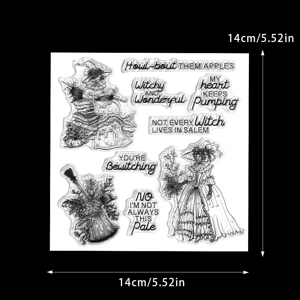 Halloween Witch Dies & Stamps Set
