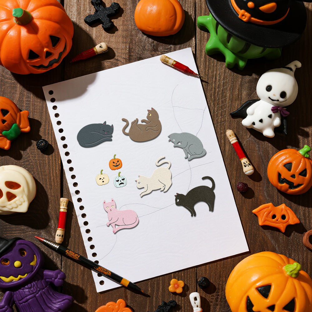 Halloween Kitten Metal Cutting Dies