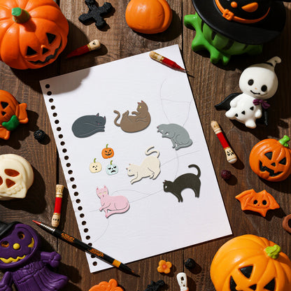 Halloween Kitten Metal Cutting Dies