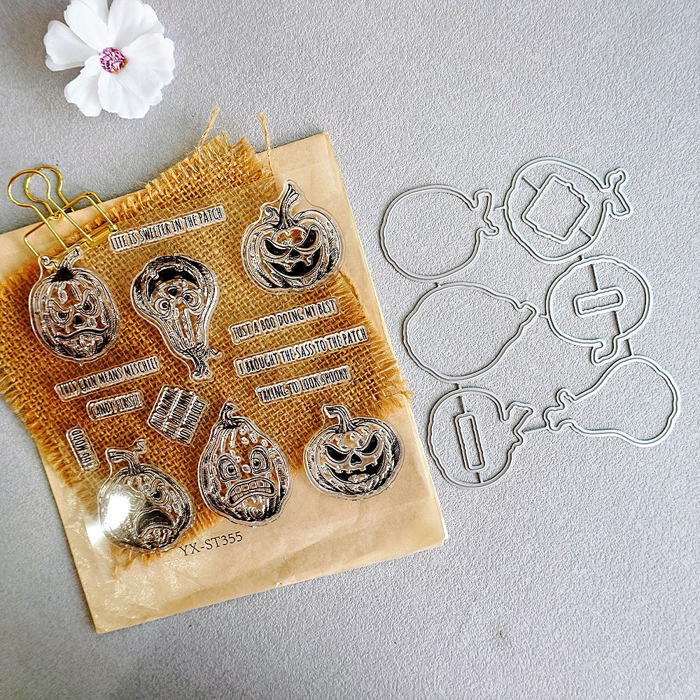 Funny Pumpkins Dies & Stamps Set
