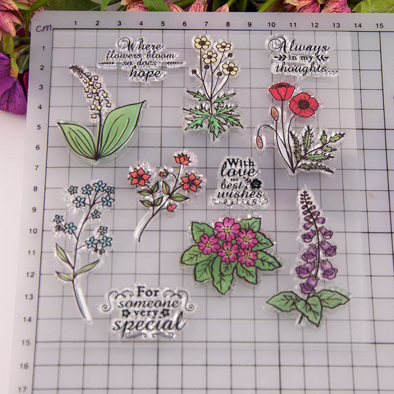 Flowers Clear Stamps