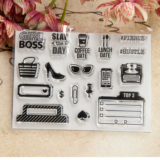 DIY Scrapbook Clear Stamps