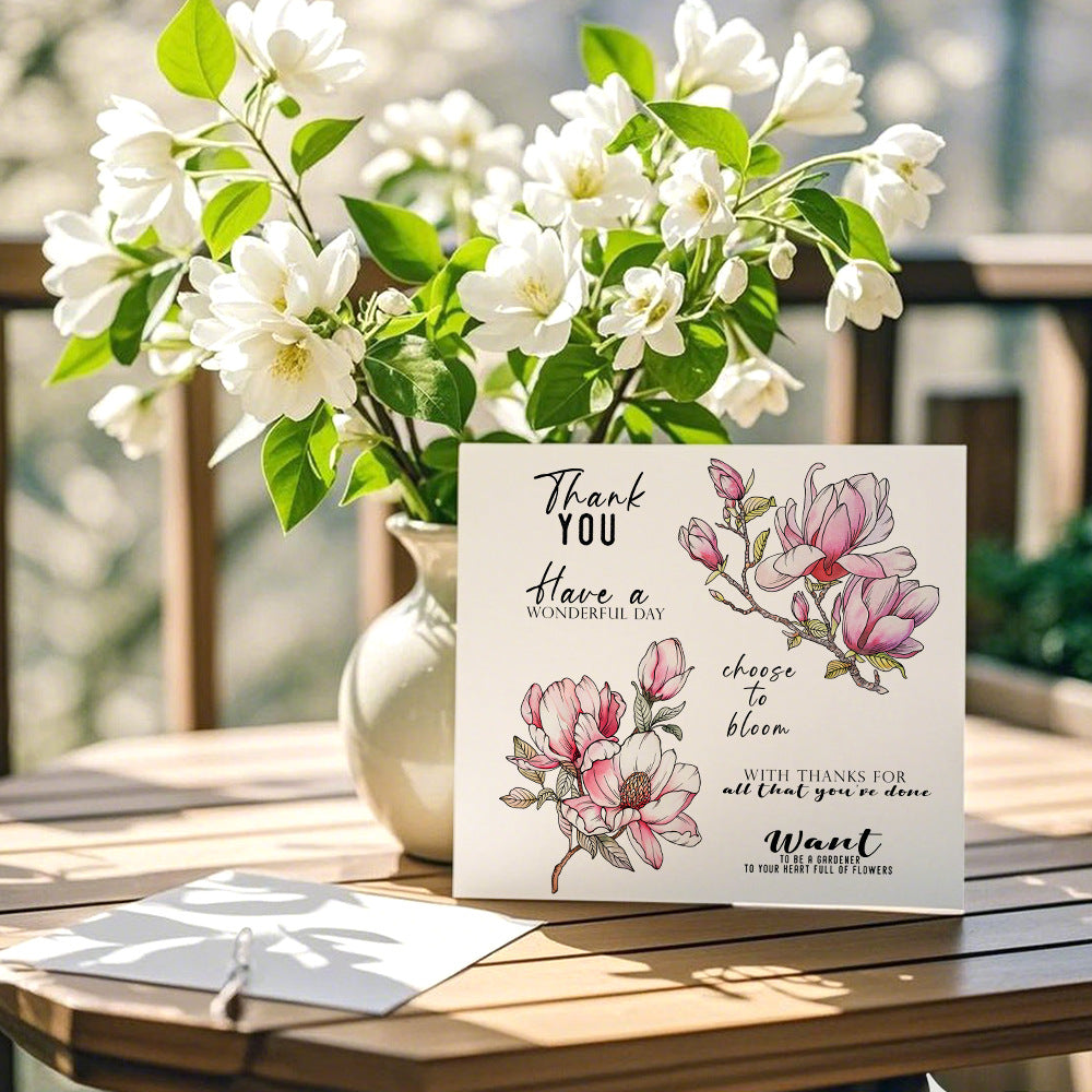 Spring Flower Clear Stamps