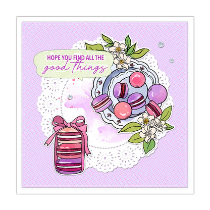 Macaron Cake Clear Stamps