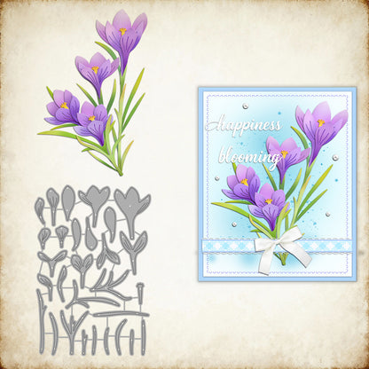 Crocus Flower Metal Cutting Dies