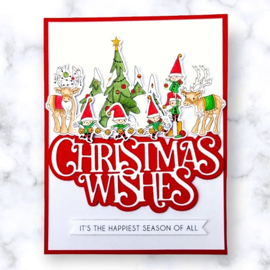 Christmas Wishes Metal Cutting Dies