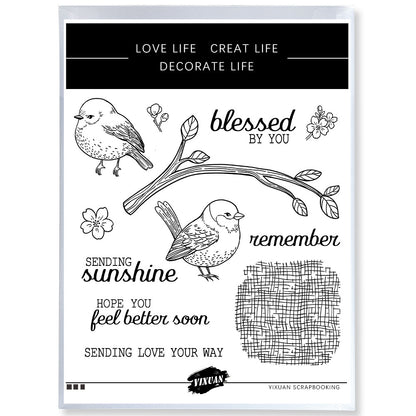 New Bird Series Dies & Stamps Set