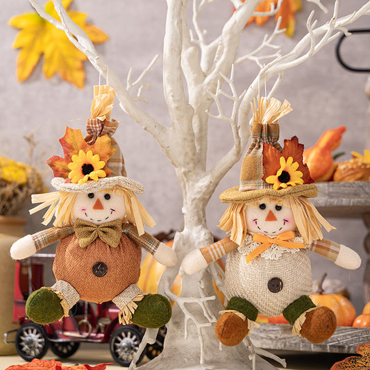 Thanksgiving Scarecrow Doll Pendant Decorations