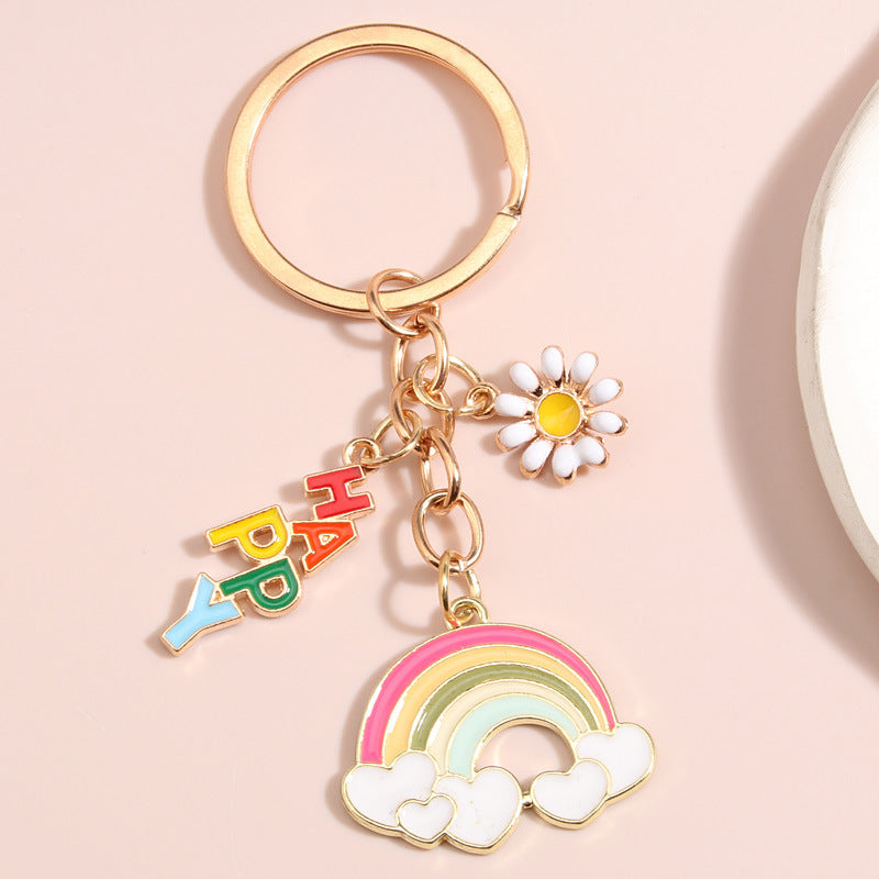 Cute Rainbow Keychain