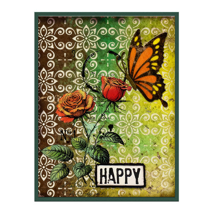 1 PC Decorative DIY Painting Hollow Stencil