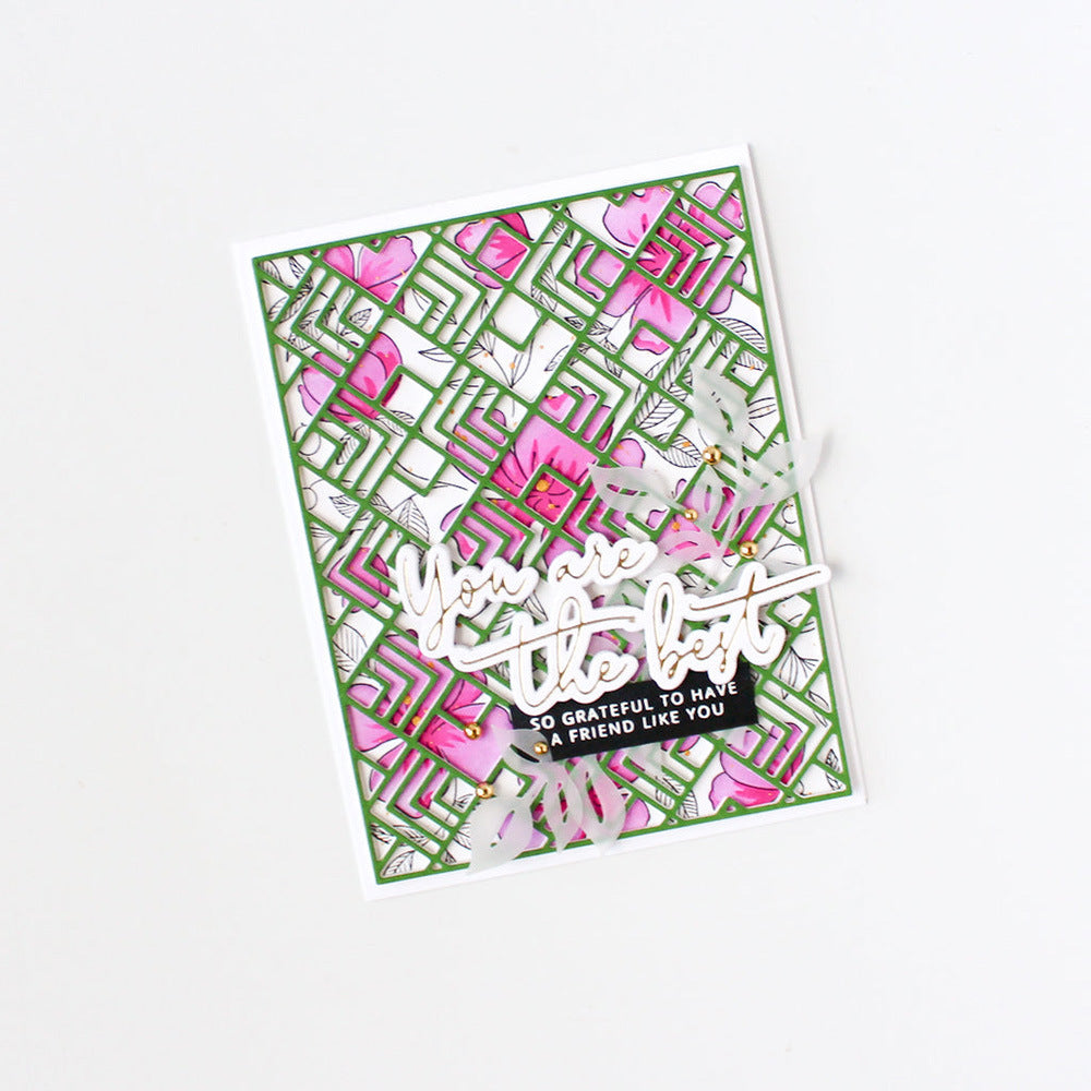 Geometry Background Board Cutting Dies