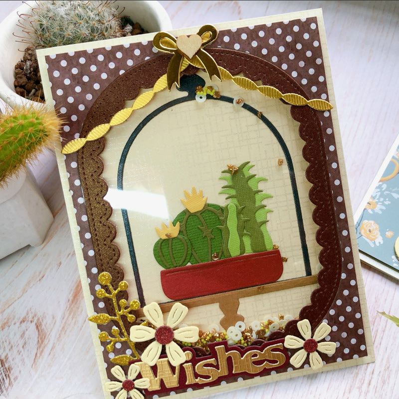 Cactus Potted Plant Metal Cutting Dies