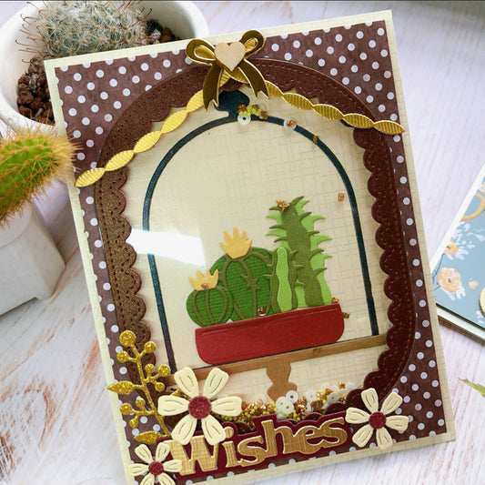 Cactus Potted Plant Metal Cutting Dies