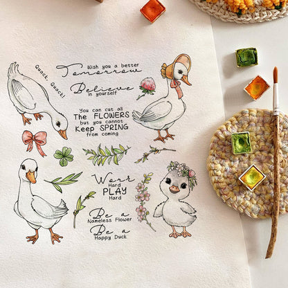 Easter Goose Dies & Stamps Set