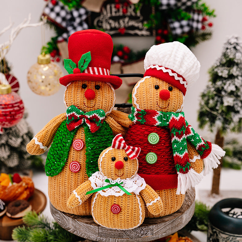 Christmas Creative Gingerbread Doll Ornaments