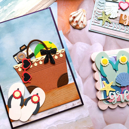 Summer Beach Equipment Cutting Dies