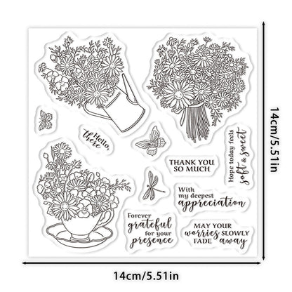 Beautiful Bouquets Clear Stamps