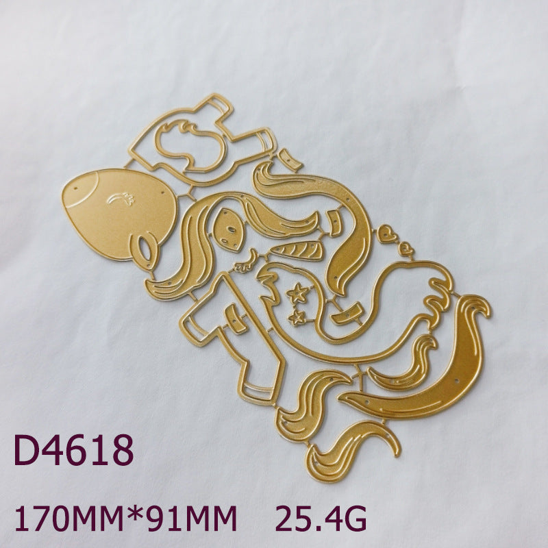 Cute Unicorn Metal Cutting Dies