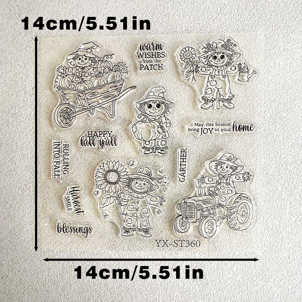 Cute Scarecrow Dies & Stamps Set