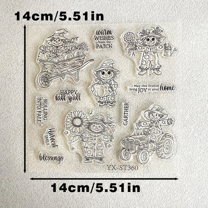 Cute Scarecrow Dies & Stamps Set