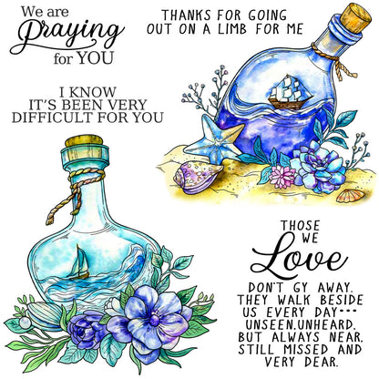 Drift Bottle Dies & Stamps Set