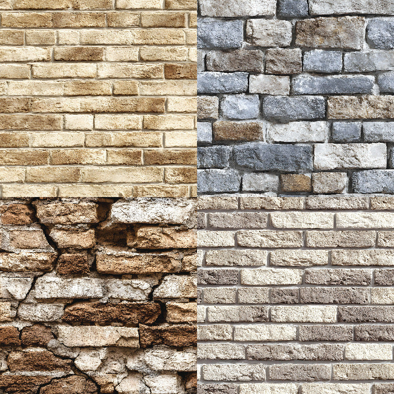 24PCS 6" Stone Wall Scrapbook Paper & Cardstock