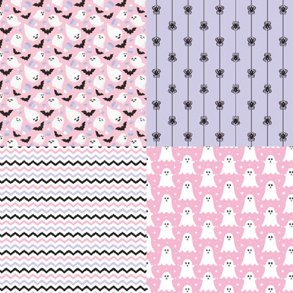 24PCS 6" Spooky Scrapbook Paper & Cardstock