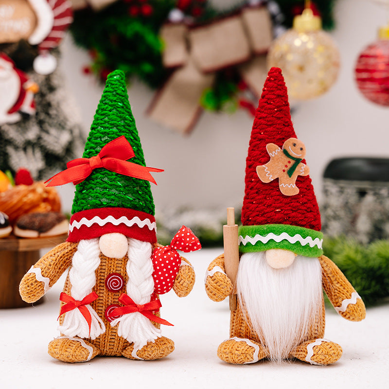 Gingerbreads Man Gnome Plush Doll Gnomes