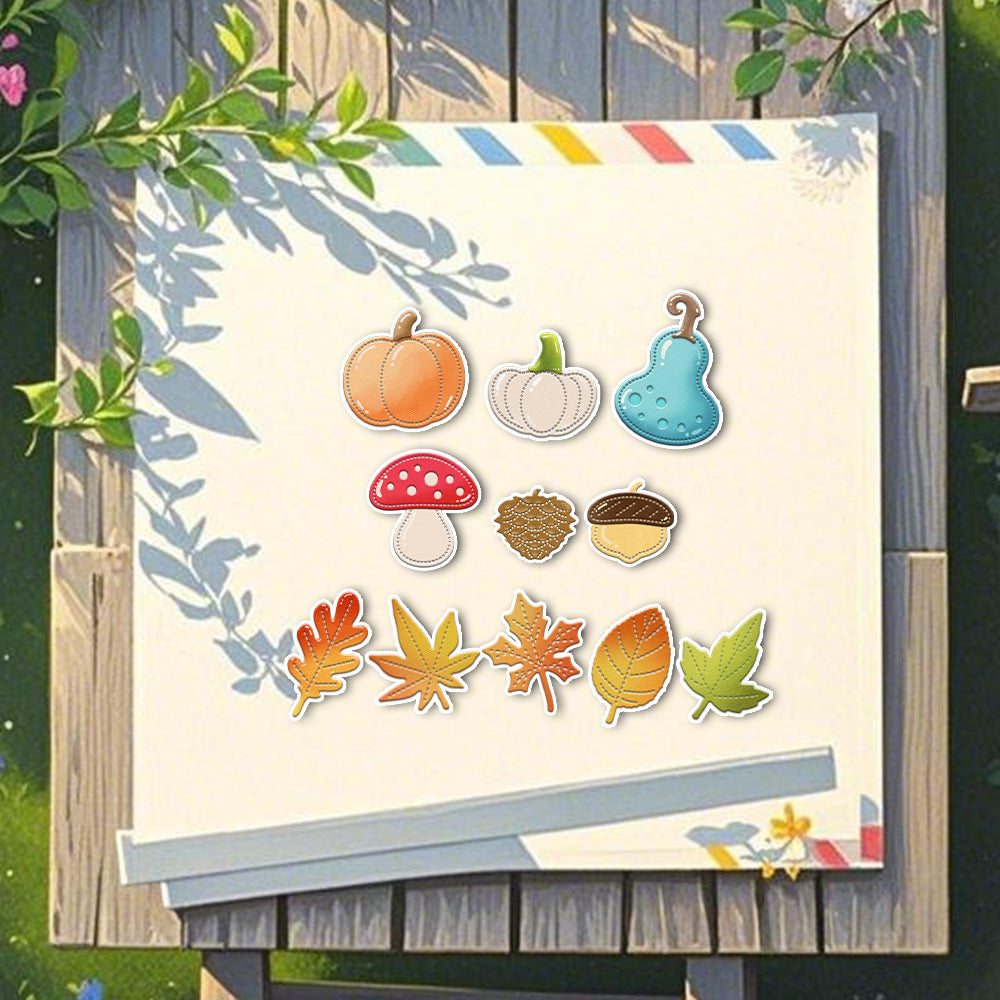 Pumpkins and Leaves Metal Cutting Dies