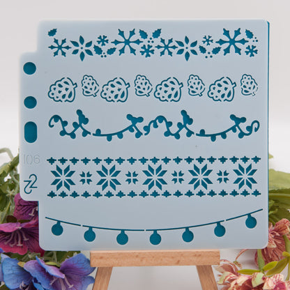 Winter Decorative Hollow Stencil