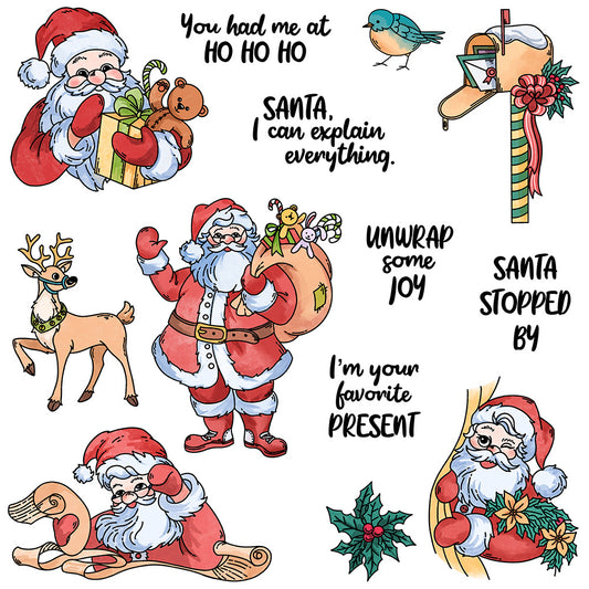 Santa Claus Dies & Stamps Set