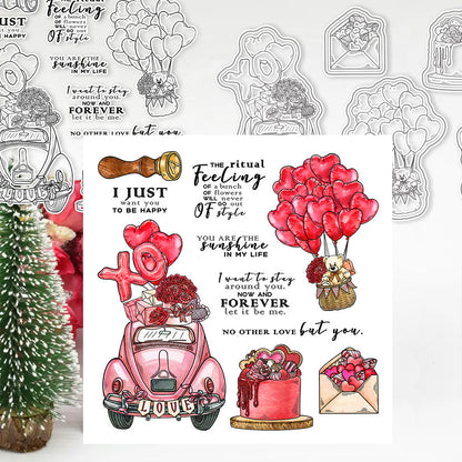 Valentine's Day Theme Clear Stamps