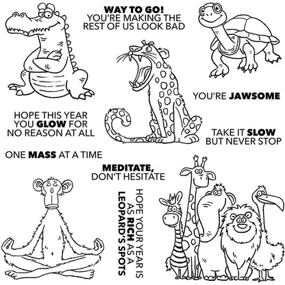 Animal World Dies & Stamps Set
