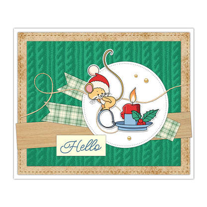 Winter Greedy Mouse Dies & Stamps Set