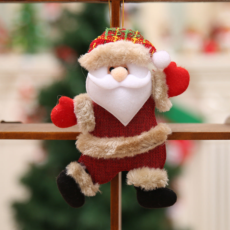 4Pcs Christmas Dolls Pendant Decorations