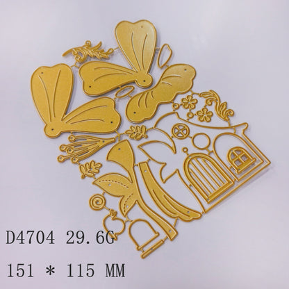 Flower House Metal Cutting Dies