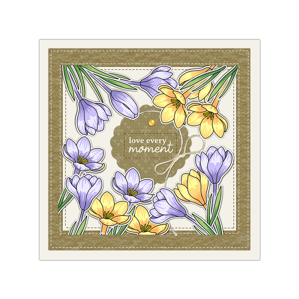 Multicolor Saffron Dies & Stamps Set