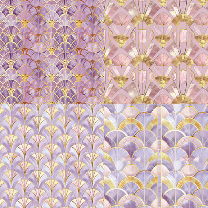 24PCS 6" Lilac Scrapbook Paper & Cardstock