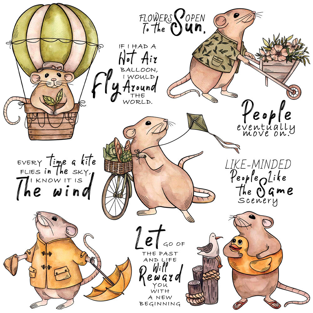 Mouse Series Clear Stamps